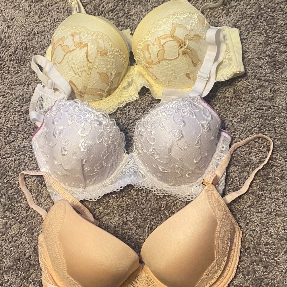 3 Sexy Lace 34D Bras